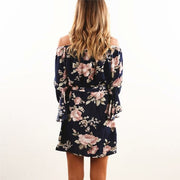 A printed loose belt dress. - Her Favorite Place 4 Sure