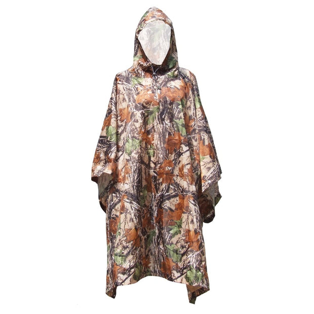 Multifunctional Lightweight Raincoat with Hood